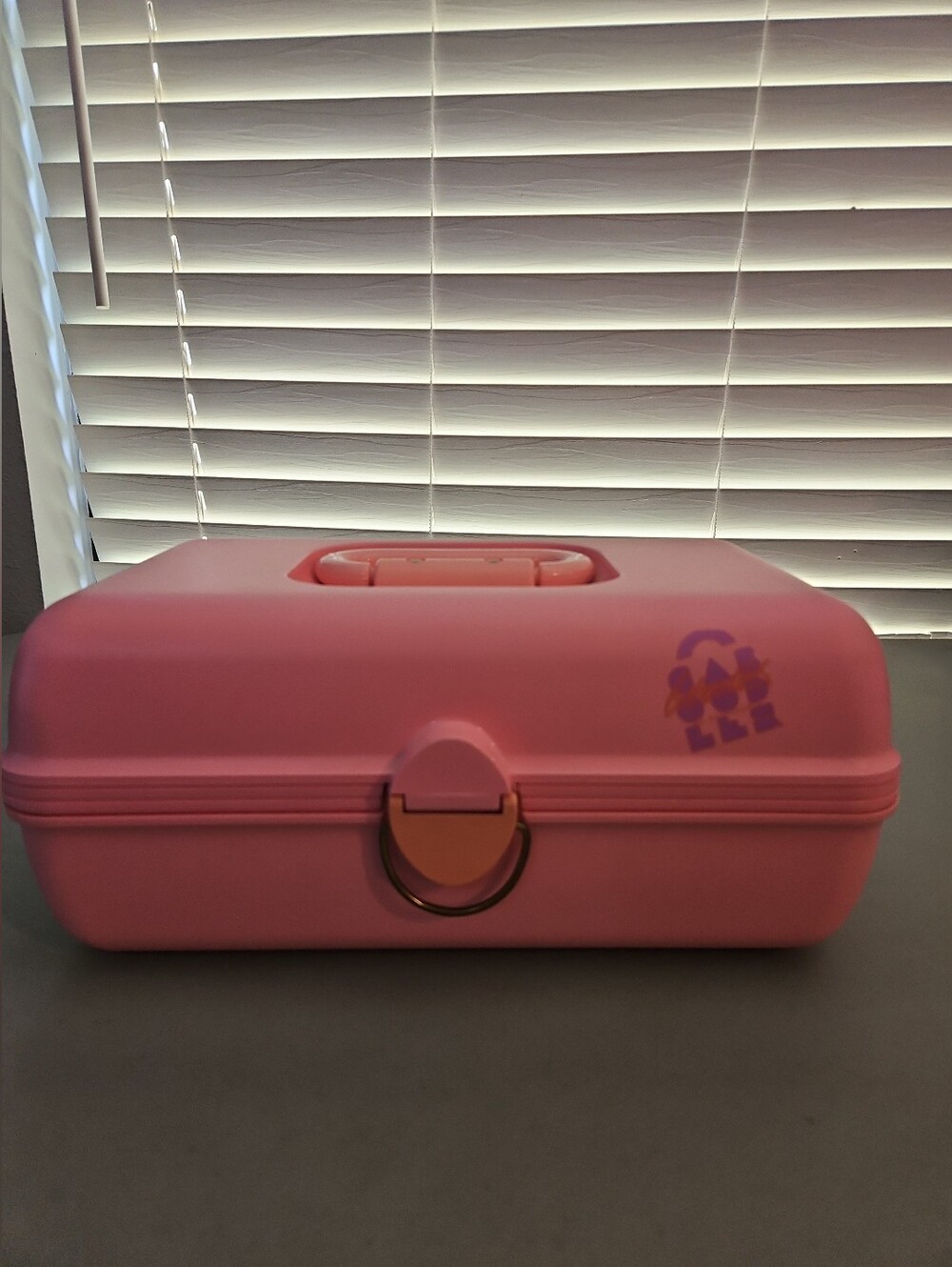 Y2k 1990s  Pink Caboodles Cosmetic Box Organizer Plano Molding 2602 Swing Trays